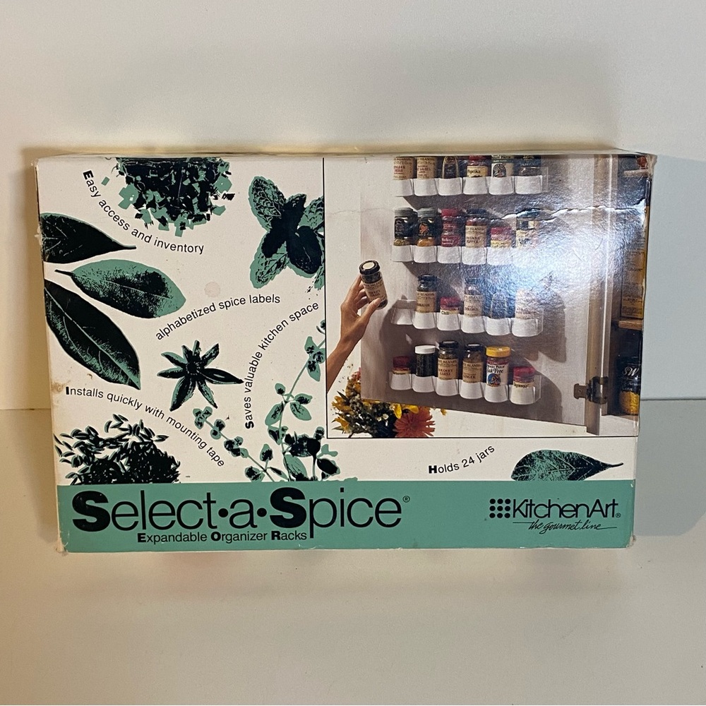 Vintage Kitchen Art Select-A-Spice 24 Expandable Spice Rack